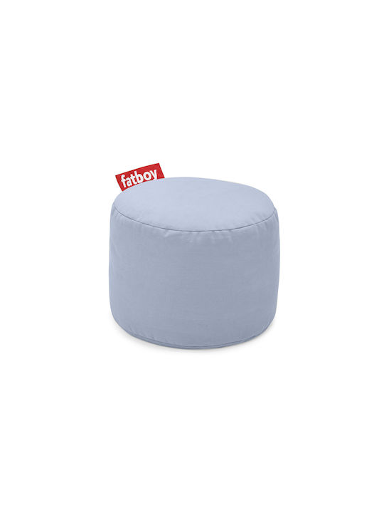 Πουφ Hocker Point Stonewashed Misty Blue 50x50x35cm