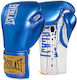 Everlast 1910 Boxing Gloves Leather for Match Blue
