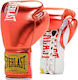Everlast 1910 Boxing Gloves Leather for Match Red