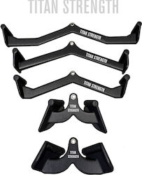Titan Strength Pulldown Maxgrip Handles Λαβές Maxgrip 5 Τμχ
