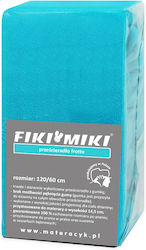 Fiki Miki με Λάστιχο Turquoise 60x120εκ.