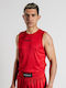 Fujimae Bărbați Fără mâneci Tricou FUJIMAE237 pentru Box Roșie