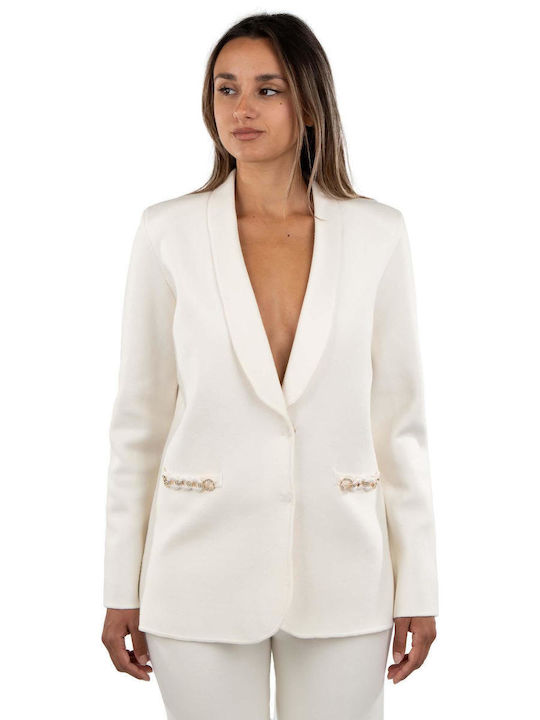 Twinset Women's Blazer White