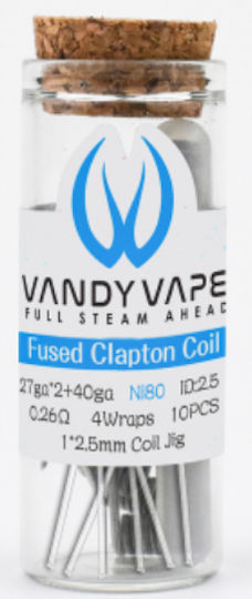Vandy Vape Widerstandsdrähte für D.I.Y E-Zigaretten Zubehör 10 Stück