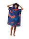 Packtowl Plajă Poncho Albastru