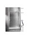 Sanitec Aw150 Duschwand für Dusche mit Aufklappbar Tür 70x180cm
