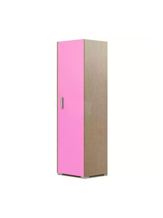 Μονόφυλλη Ντουλάπα Ροζ 48x180cm