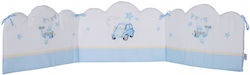Das Home Bettumrandungen Klassisch Innerhalb Blue, White, Ochre 45x195cm