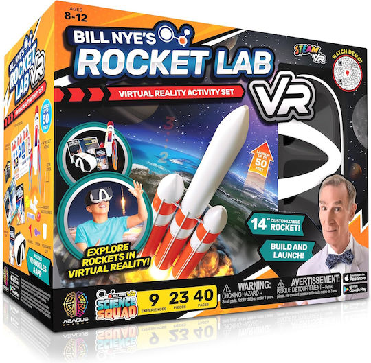 Bill Nye's Rocket Science Kit Vr STEM Лаборатория за 8-12 Години