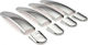 Chrome Door Handle Ornament Set Compatible Vw Golf V 2003-2008 Hatchback