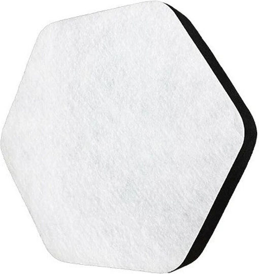 Proacoustics Hexa Audio Treatment Material Panel 1 Piece 43.5cm x 39cm in White Colour