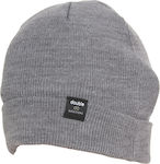 Double Beanie Ανδρικός Σκούφος Πλεκτός σε Γκρι ...