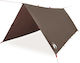 vidaXL Shade Sail Кафяв С парчета & с PU покрит...