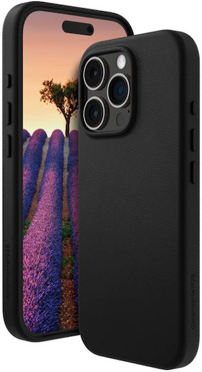 dbramante1928 Back Cover Leather Black (iPhone 16 Pro Max)