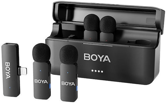 Boya Drahtlos Mikrofon Πέτου, Clip On Journalistisch