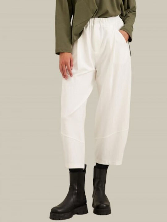 Namaste Women's Fabric Trousers Cream