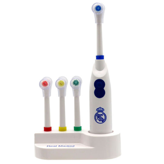 CyP Brands Children's Electric Toothbrush Real Madrid with Replacement Heads