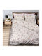 Beauty Home Duvet Cover Set Single with Pillowcase 165x245 Eden Art 12098 Beige