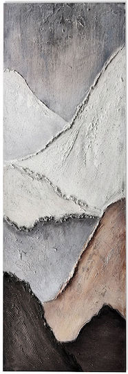 Ankor Abstrakte Formen Gemälde Ölgemälde auf Leinwand 30x90cm