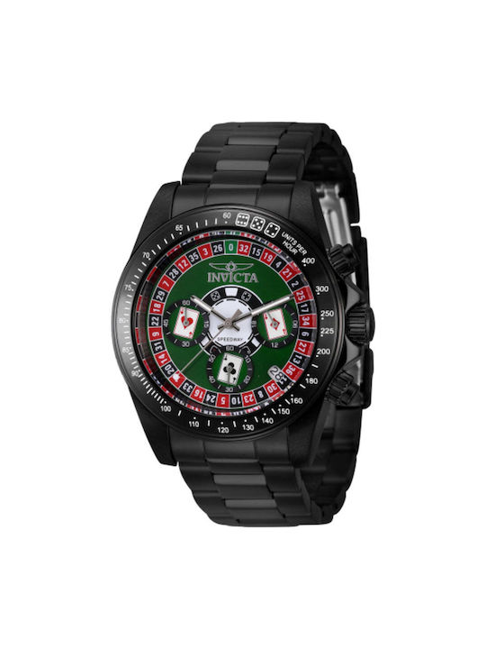 Invicta Speedway Roulette Casino Herrenuhr Chronograph