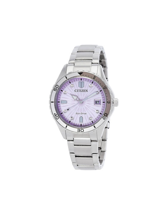 Citizen Marine Women's Watch with Silver Metal Bracelet