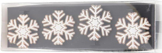 Next Set Weihnachtliche Serviettenringe L5xB5xD16.5cm. 4Stück