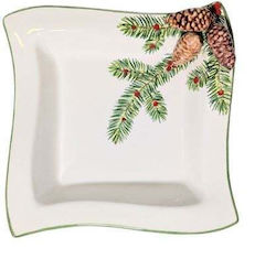 Tuscan Ceramics Christmas Tableware Plate