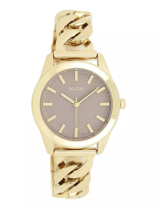 Oozoo Timepieces Ρολόι Μπαταρίας με Μεταλλικό Μπρασελέ