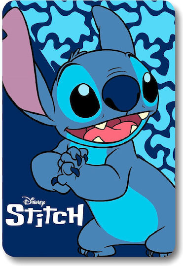 Disney Κουβέρτα Stitch Πολύχρωμη 100x140εκ.
