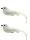 Due esse Christmas Figure Little bird White Length 4.5cm