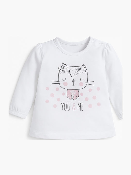 Venere Kids' Shirt Long Sleeve White You & Me
