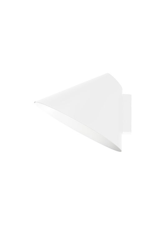 Luma Modern Lamp Wall with Socket E27 White 20cm