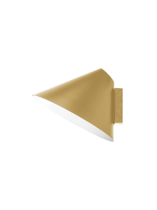 Luma Modern Lamp Wall with Socket E27 Gold 20cm