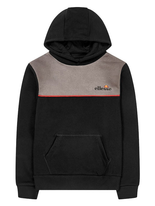 Ellesse Hanorac Copii cu Glugă și Buzunare Negru