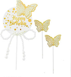 Tpster Happy Birthday Украса за торта 3бр