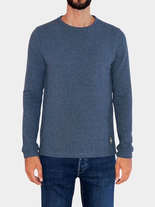 Bluza Mânecă Lungă Albastru Indigo