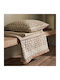Gofis Home Indira Ριχτάρι Πολυθρόνας Chenille 180x180εκ. Grain Beige 258/04 2007258104007