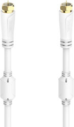 Hama Antennenkabel F 10m Weiß 002052550000