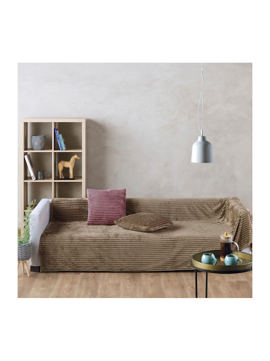 Kentia Sergio Sofa Throw 2 Seater Fleece 180x25...