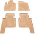 Sahler Πατάκια Σκαφάκια 3d Λάστιχο Hyundai Santa Fe 2007-2012 Τύπου Σκαφάκι Μπεζ 4 Τεμάχια
