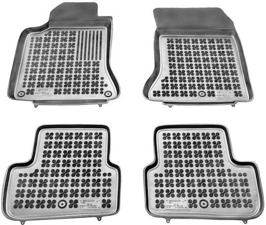 Sahler 3D Rubber Tray Mats Mercedes W176 A-class GLA 2011+ Tray Type Black 4 Pieces
