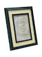 Plastic Photo Frame with Green Frame