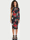 Rochie Midi Pentru Nuntă / Botez Roșie