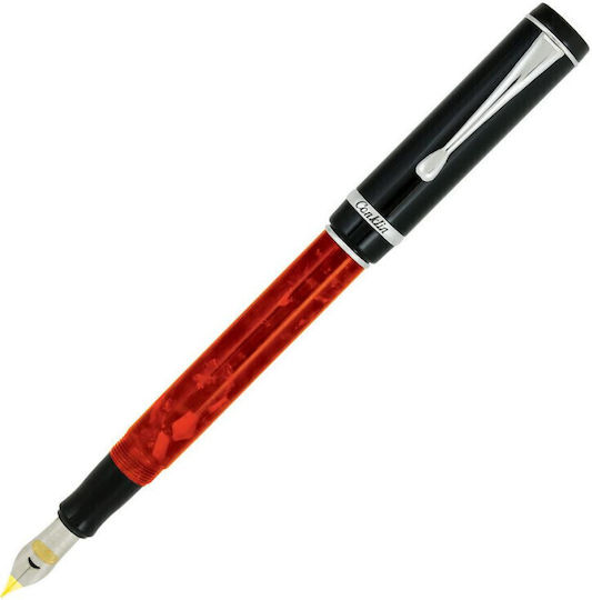 Conklin Πένα Γραφής Medium Κόκκινη με Μπλε Μελάνι