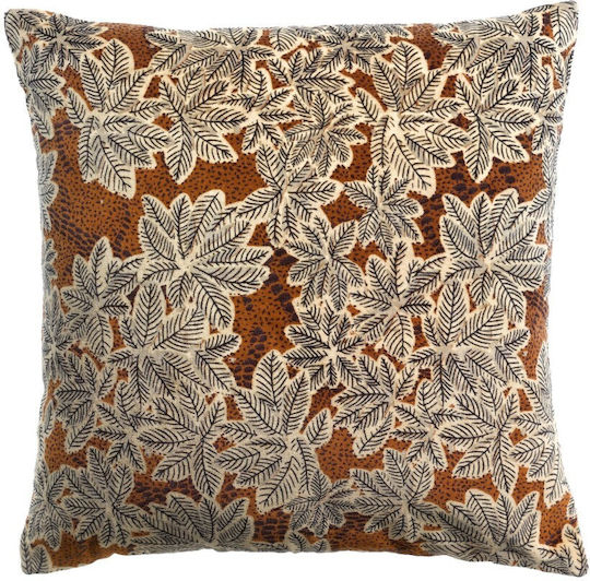 Vivaraise Sofa Cushion Ariane 100% Cotton Rouille 45x45cm