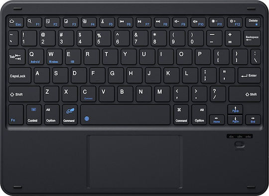 BlackView K2-B Ασύρματο Bluetooth Πληκτρολόγιο με Touchpad για Tablet Αγγλικό US