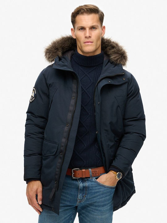 Superdry D3 Ovin Everest Winter Jacke Parka Mar...
