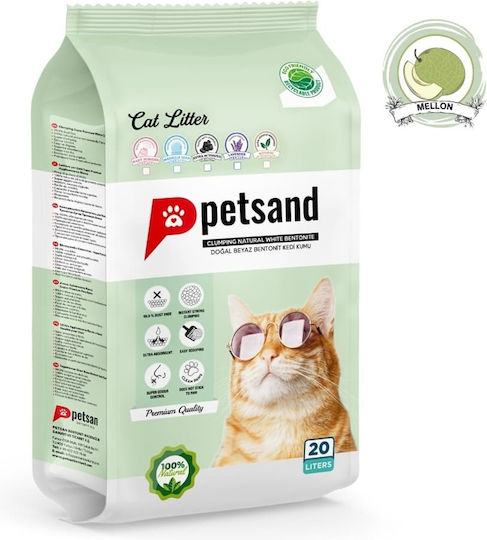 Petsand Cat Litter with Scent Mellon 20lt