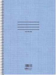 Salko Paper Spiral Notebook Ruled B5 120 Sheets...