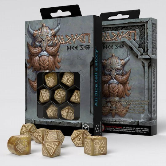 Q-workshop Dwarven Dice Set Gold
